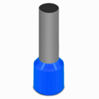 Kit Terminal Pré-isolado Tubular Simples Longo 16mm² | Azul |